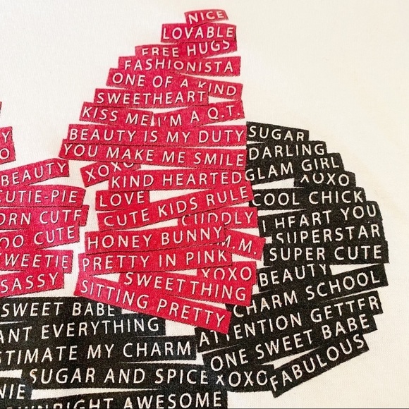 Disney Girl Power Words Minnie Graphic V-Neck Tee - XL - Picture 7 of 12